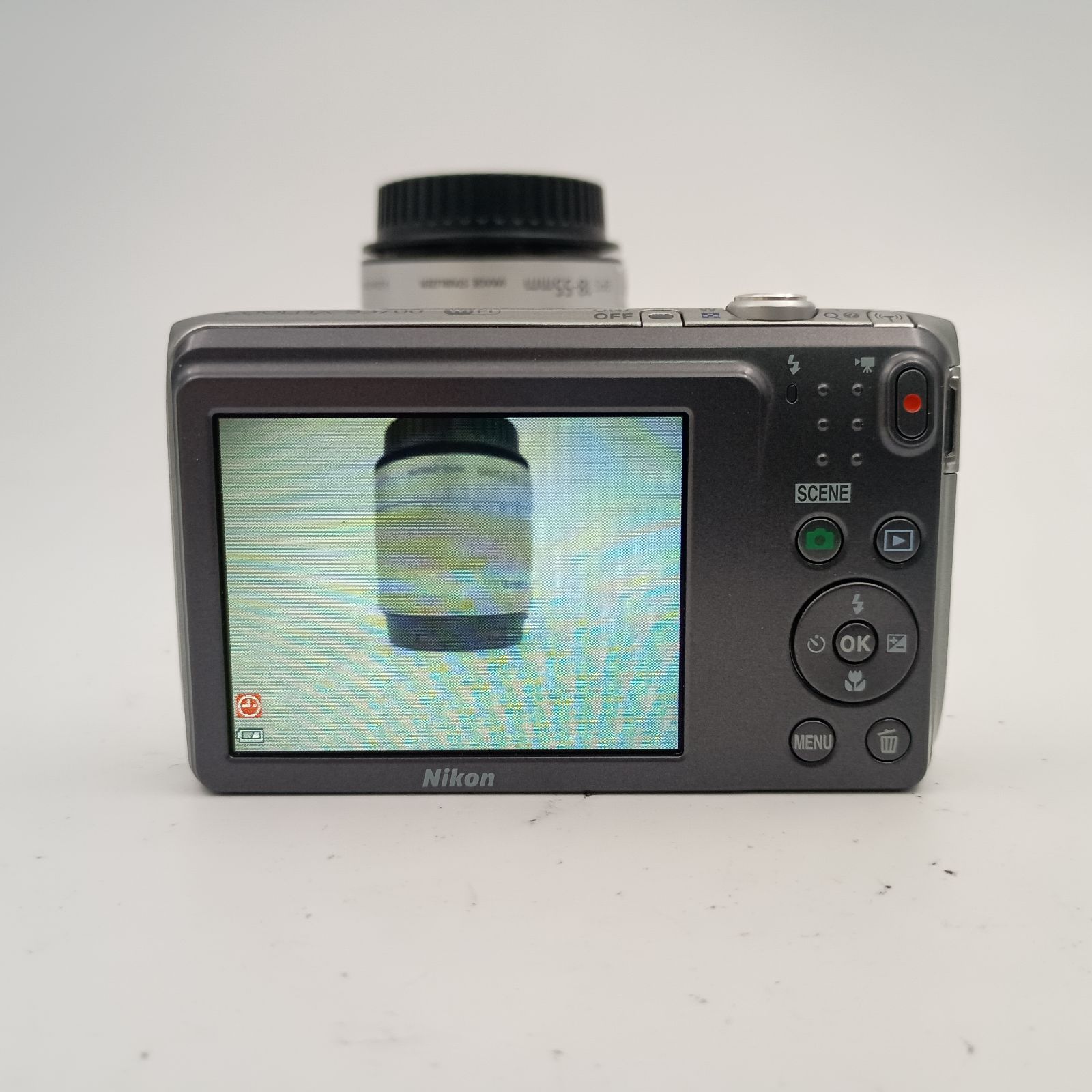 Nikon Coolpix S3700 Silver Compact Dijital Camera Silver