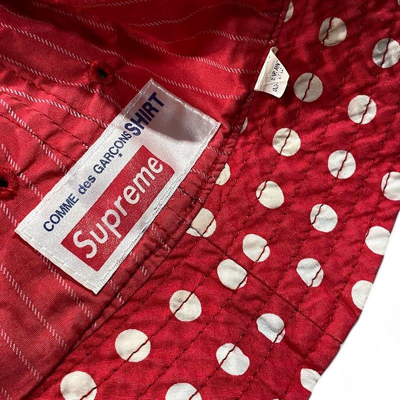 コムデギャルソンシャツ Supreme コラボ　バケットハット シュプリーム Supreme x Comme des Garcons SHIRT シュプリーム