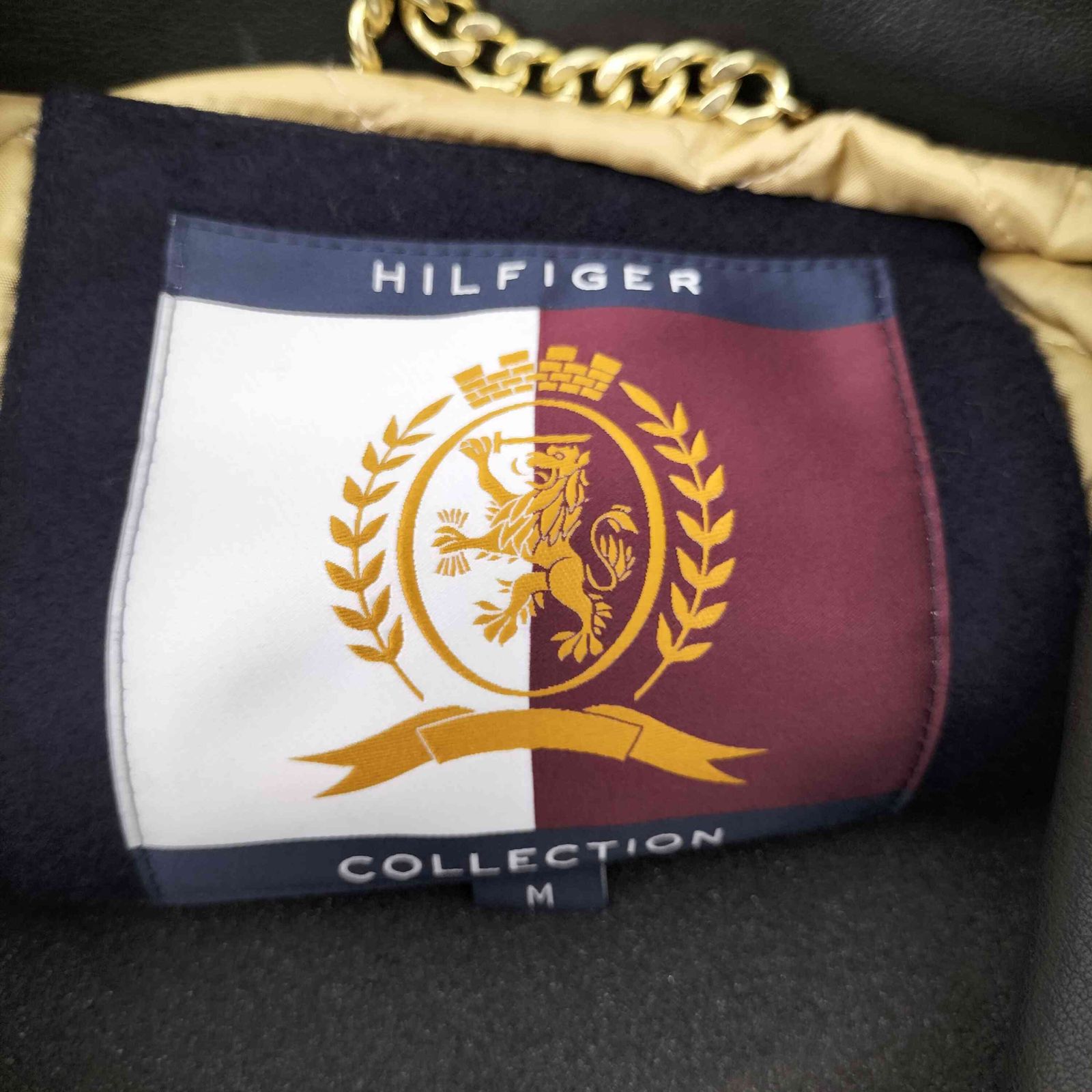 ヒルフィガーコレクション HILFIGER COLLECTION 20AW LTHR DTL VARSITY 