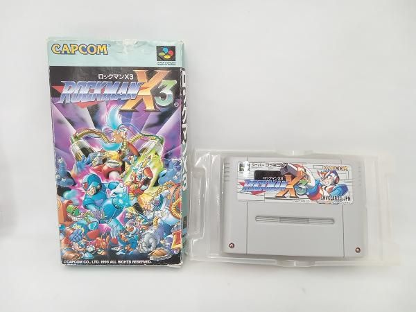 説明書なし スーパーファミコン ロックマンX3 - メルカリ
