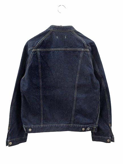 45R コットン100% ノーカラージャケット ネイビー系 TOKYO BASIC ノーカラージャケット 接触冷感 レディース 50代 強