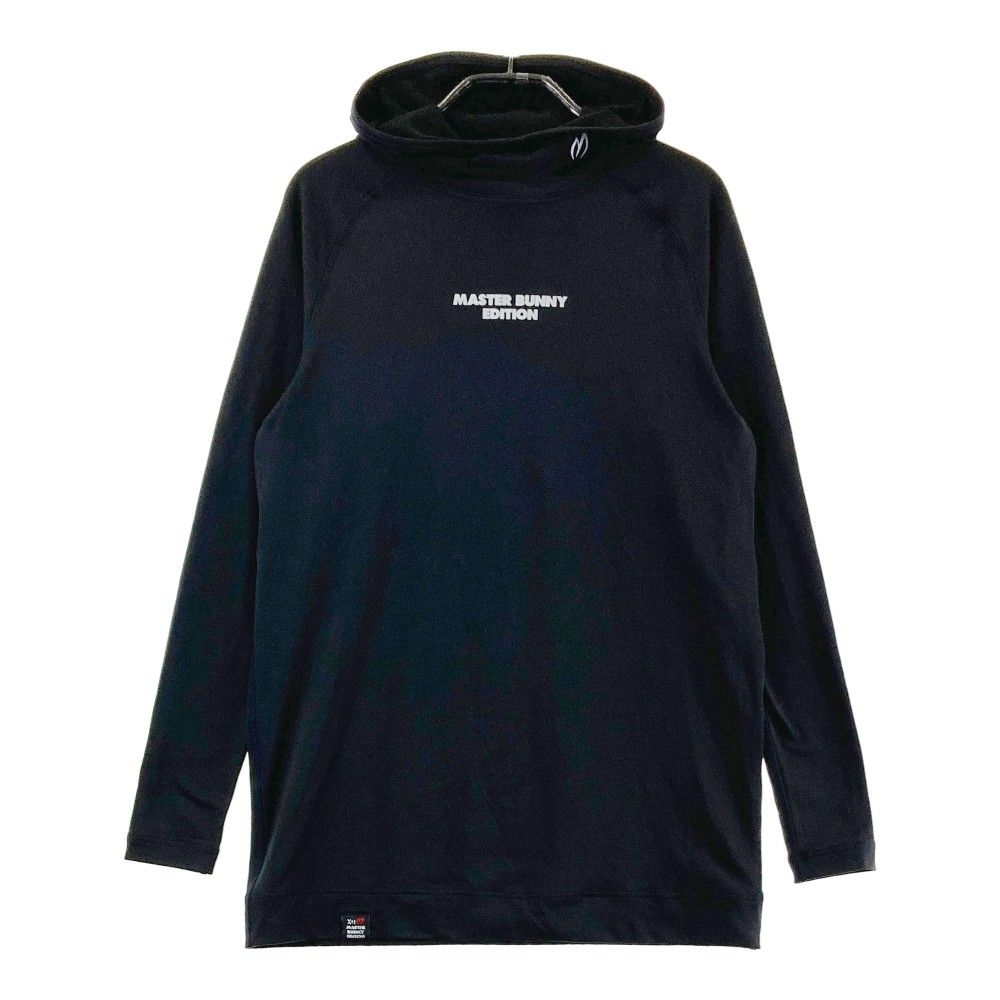 サイズ：4 MASTER BUNNY EDITION マスターバニーエディション  フード付 長袖Tシャツ  ブラック系 [240101211252]# ゴルフウェア メンズ ストスト