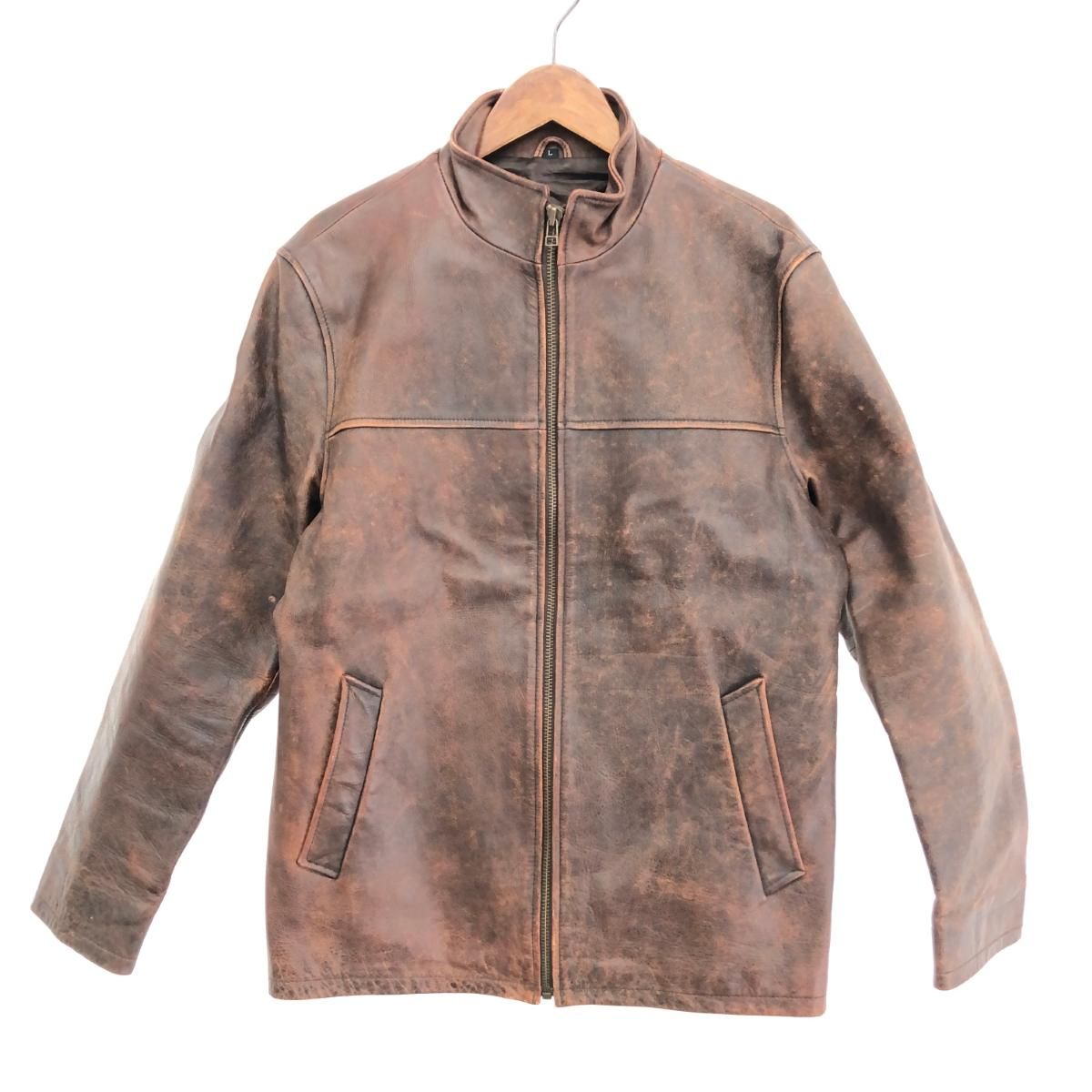 ウインドアーマー、紳士羊革ジャケット Wind Armor レザーコート 襟