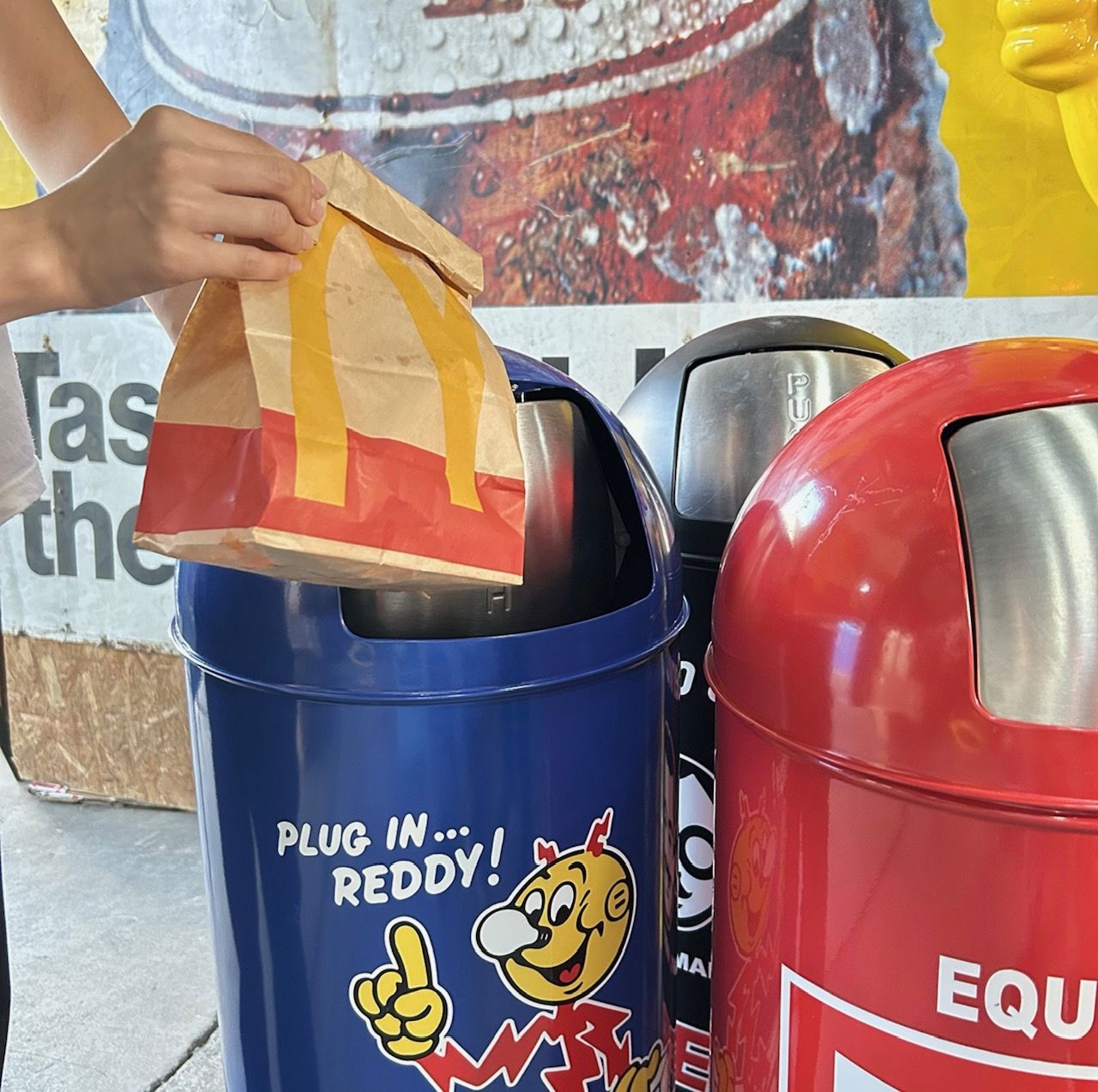 新品 53L スチールダストボックス ゴミ箱 ペンズオイル チャンピオン