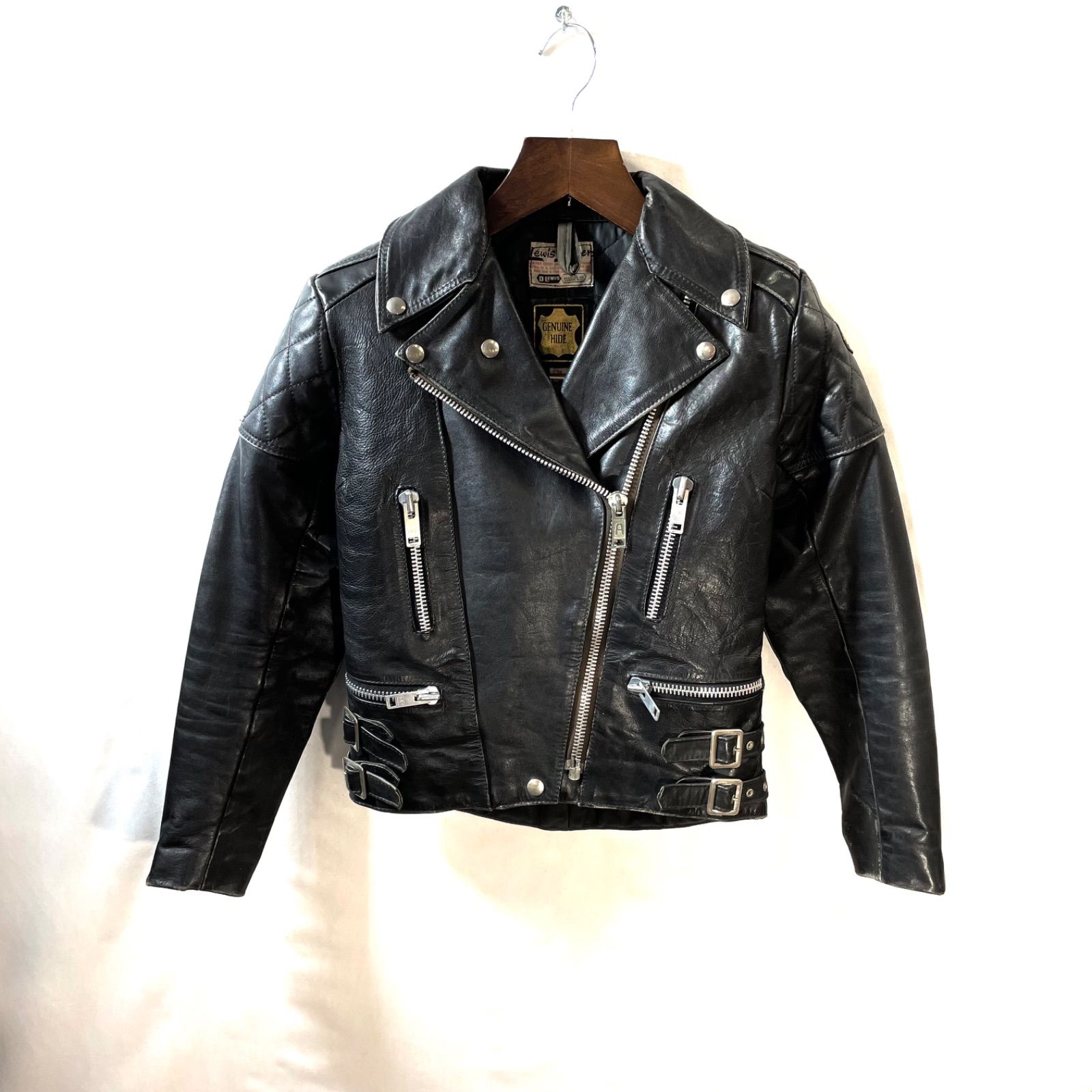 69】Lewis Leathers ルイスレザー 2tone LeatherJKT ライダース 