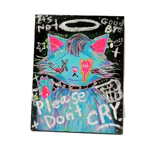 【一点物イラストアート】Who's next【F0号】現代アート,レジン ✡NEW✡】Are you ready?【F0号】現代アート,イラスト | Chika Shinoda