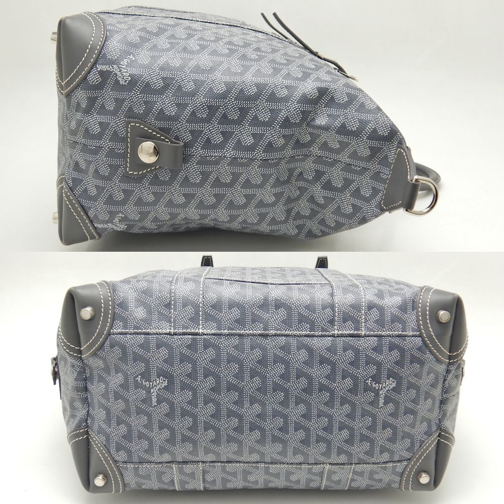 GOYARD ゴヤール ボーイング30 ミニボストンバッグ PVCコーティングキャンバス xレザー グレー/251580【中古】 - メルカリ