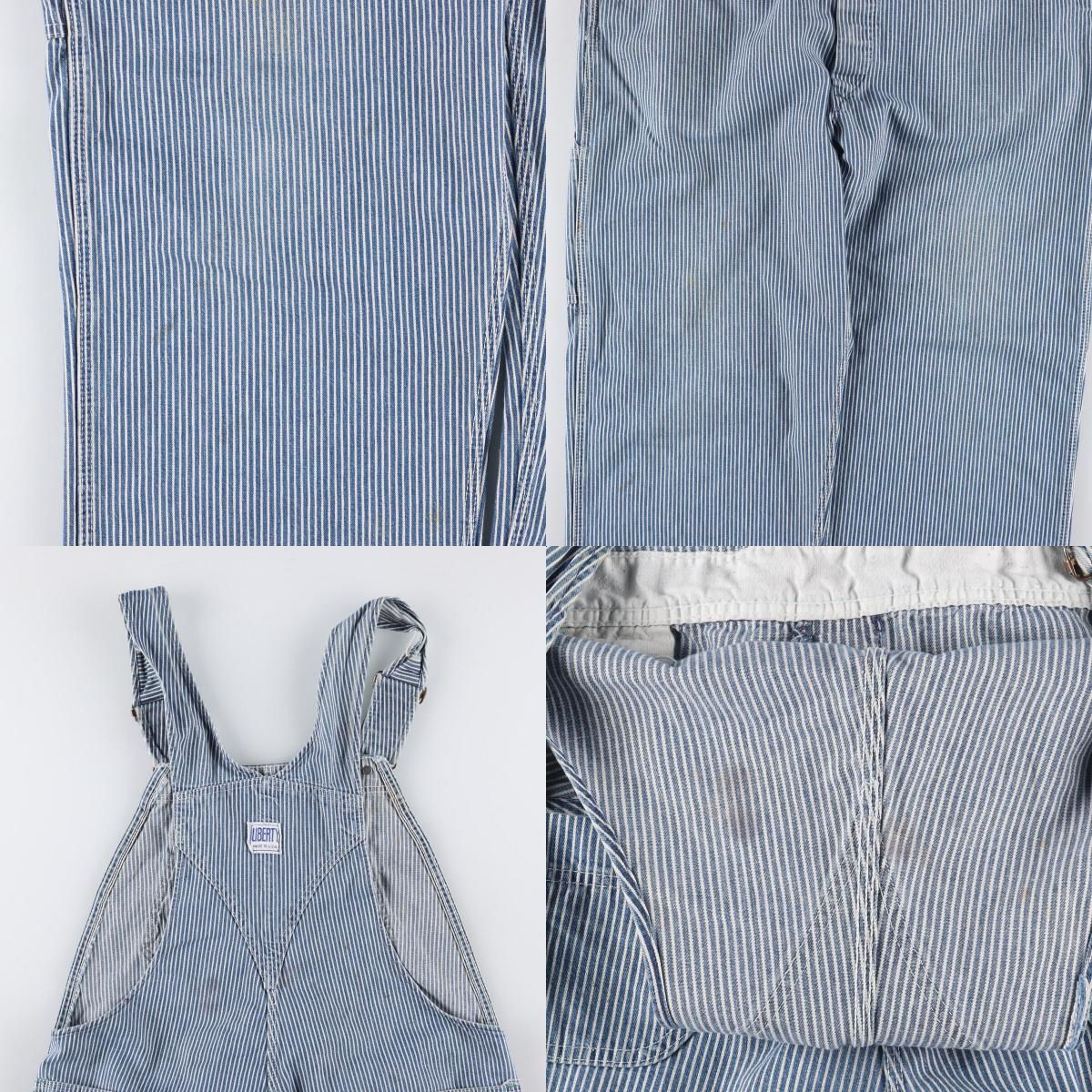 古着 90年代 リバティー LIBERTY ヒッコリーストライプ デニム