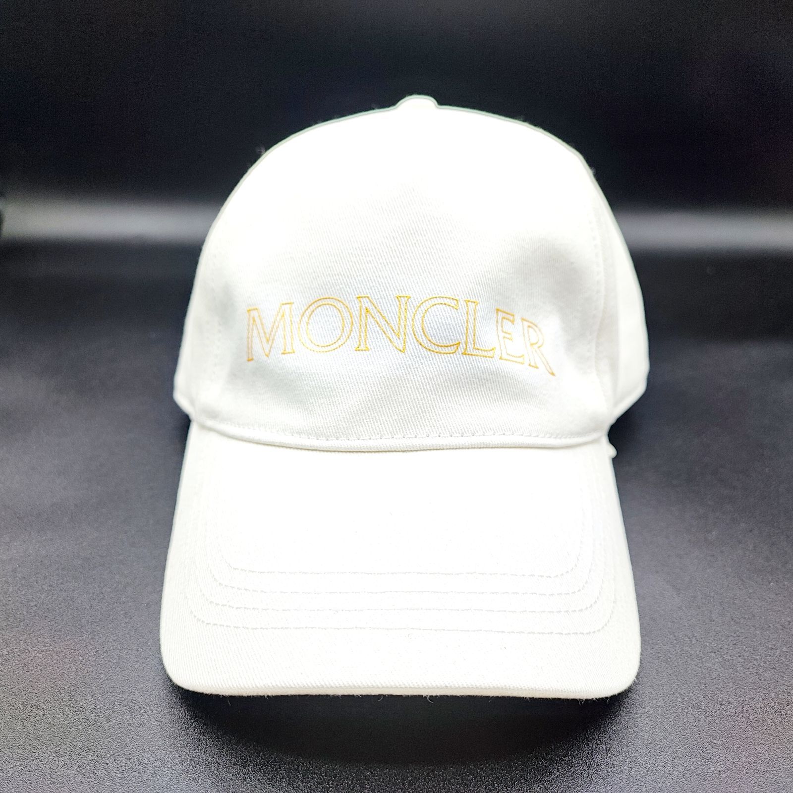 モンクレール MONCLER ベースボールキャップ オフホワイト 新品未使用