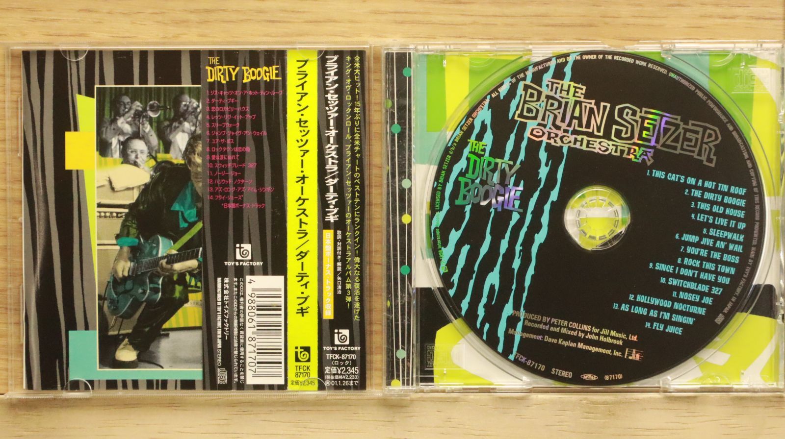 国内盤CD☆ブライアン・セッツァー/Brian Setzer□ The Dirty
