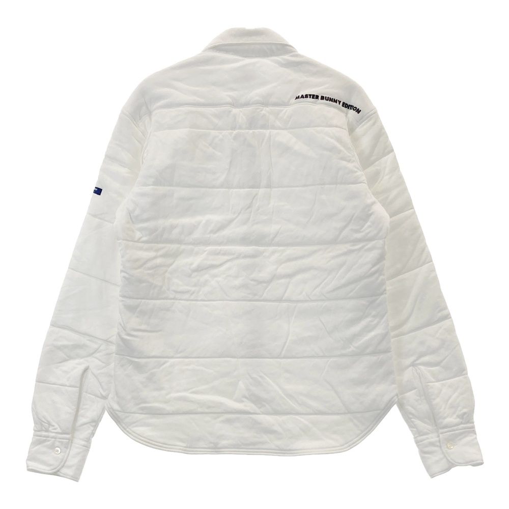 サイズ 4 MASTER BUNNY EDITION マスターバニーエディション 中綿 長袖シャツ ホワイト系 240101493256 ゴルフウェア メンズ ストスト