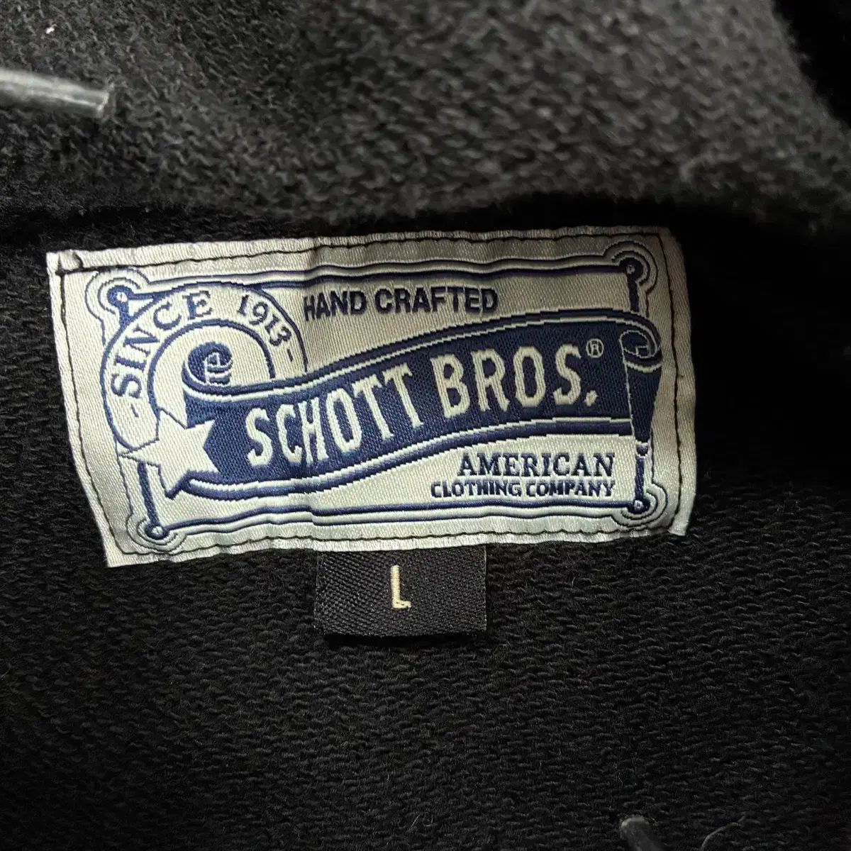 Schott ショート レーシング タイヤ フード付き ジップアップパーカー