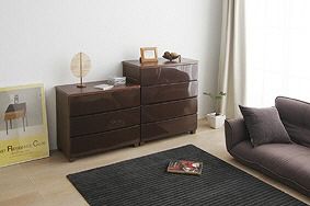 アイリスオーヤマ チェスト 木天板 3段 幅73×奥行42×高さ64.5cm ブラウン MG-723 IRIS OHYAMA WWW_BRIGHTFACE_UK