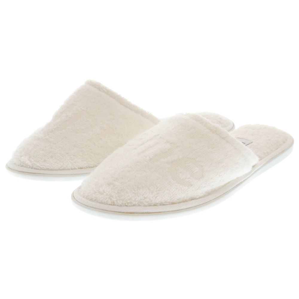 SUPREME (シュプリーム) 19SS Frette Slippers フレッテ ロゴ パイル地 スリッパ ホワイト - メルカリ