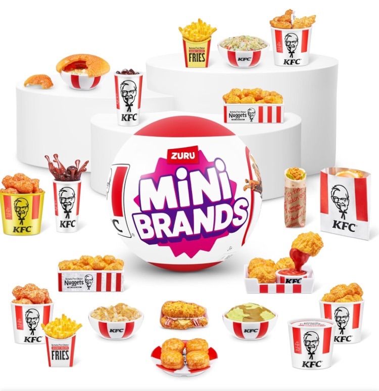 ミニブランズ mini brands フーディセットB　ケンタッキー NEW！！Mini Brands KFC ミニブランズKFC ケンタ ケンタッキーフライド