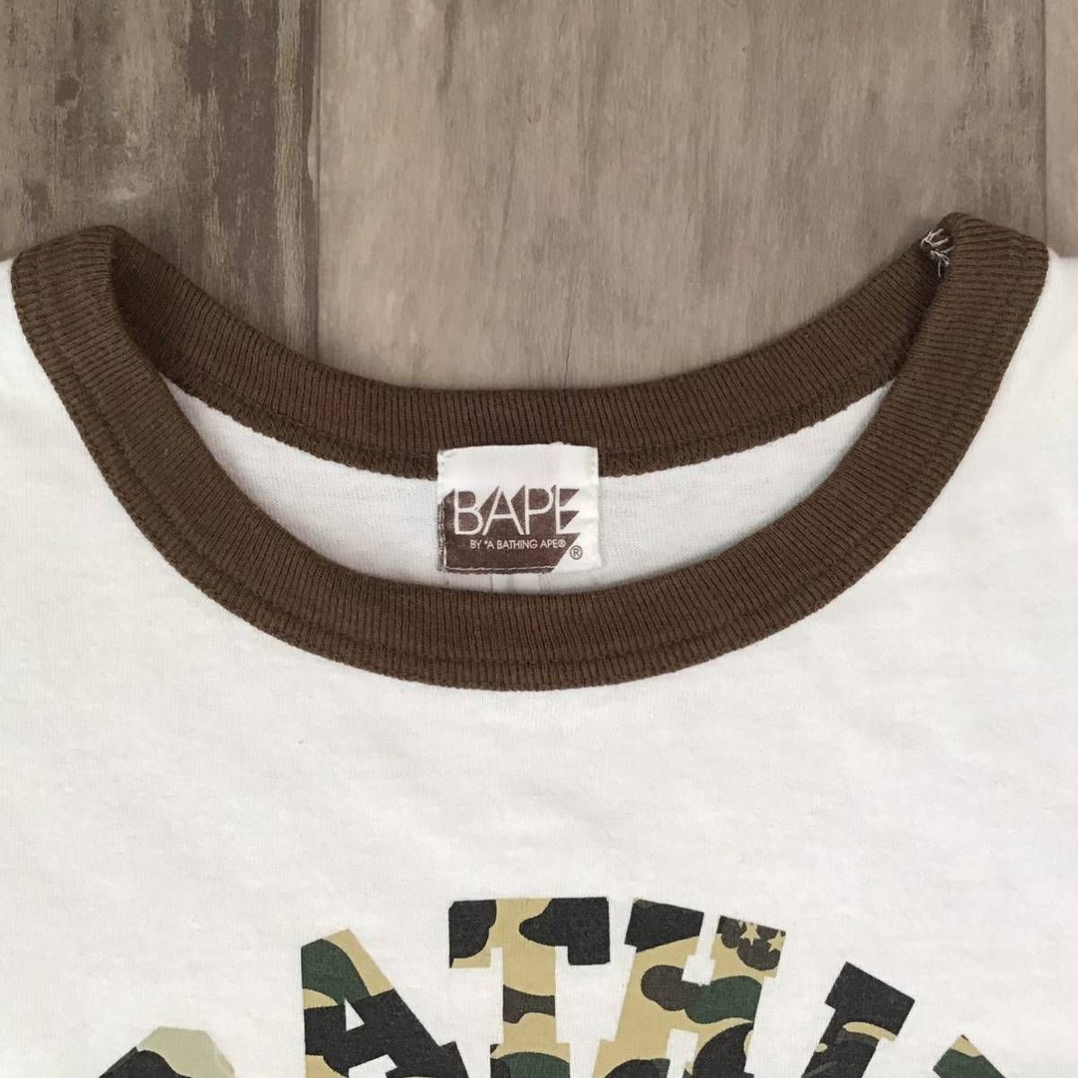 KAWS × BAPE camo NYC カレッジロゴ Tシャツ Sサイズ a bathing ape 