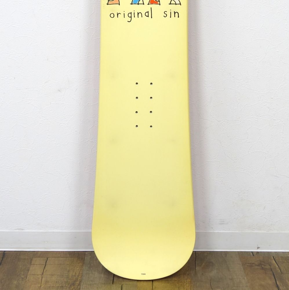 シン SIN  BOARD スノーボード 152cm 板 板のみ フランス製 スノボ デッキ アウトドア 152cm シン SIN SNOW BOARD スノーボード 152cm 板 板のみ フランス製