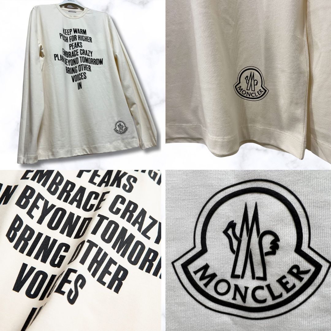 ☆未使用☆本物保証!MONCLER レタリングロゴ ロングTシャツ ☆未使用☆本物保証!MONCLER レタリングロゴ ロングTシャツ