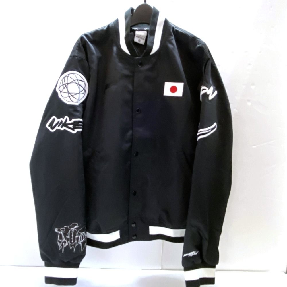 03w16773 NIKE ナイキ ブレイキン サテン ジャケット ブラック|黒 サイズM メンズ ストリート アウター FN9458-010