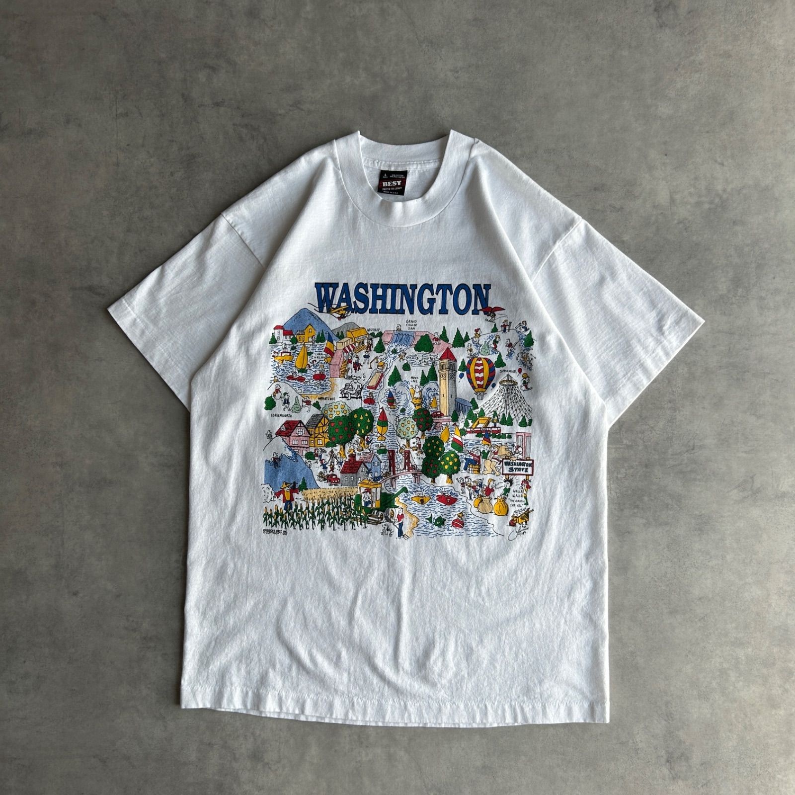 90s/FRUIT OF THE LOOM/フルーツオブザルーム/半袖Tシャツ/USA製 