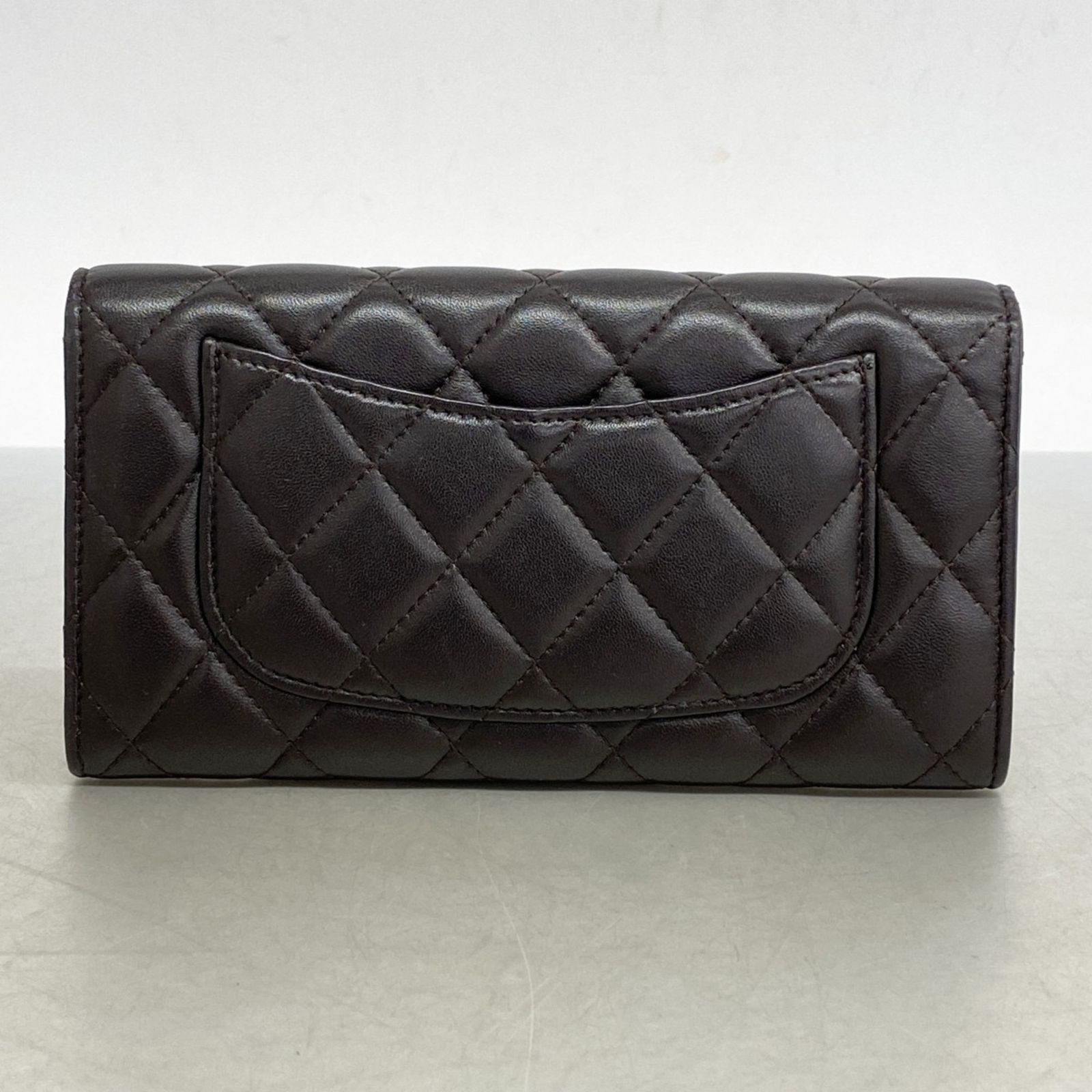 シャネル(Chanel) シャネル 長財布 マトラッセ ラムスキン