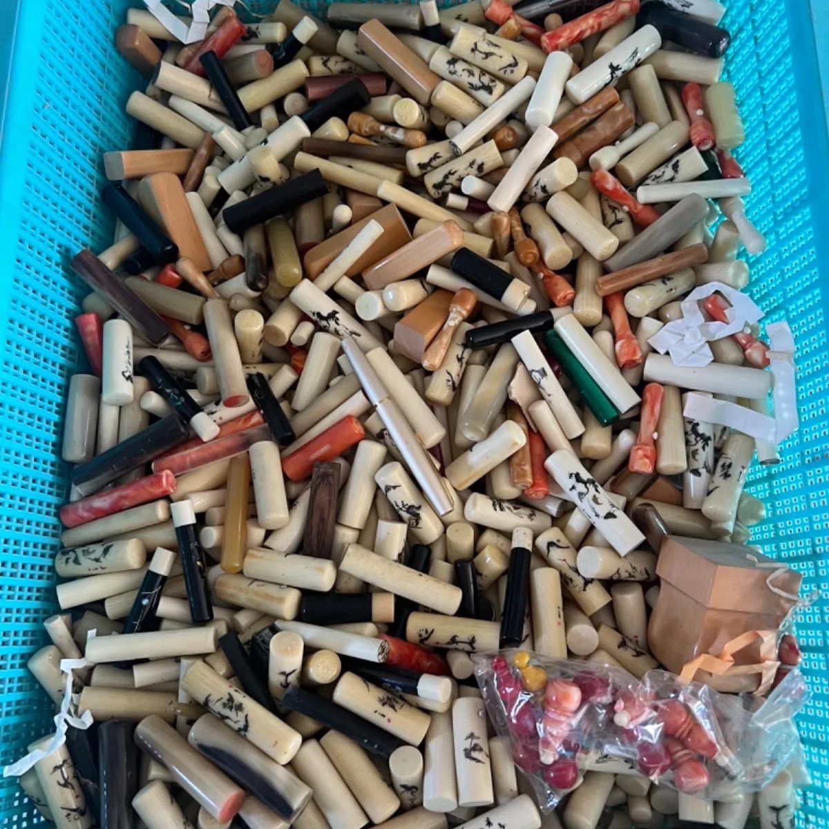 ︎ 印材 まとめ 彫刻前 各種 大量 文具 はんこ