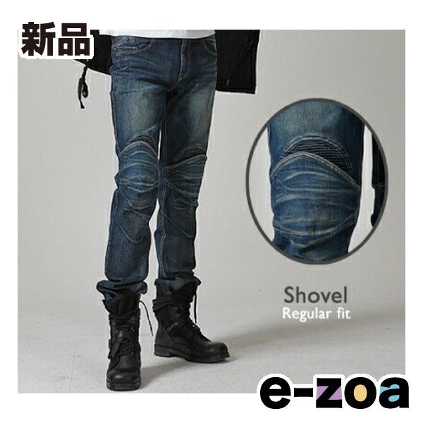 ROUGH-ROAD ラフアンドロード UGLYBROS モトパンツ SHOVEL BL-28 UB0003BL1 2491698