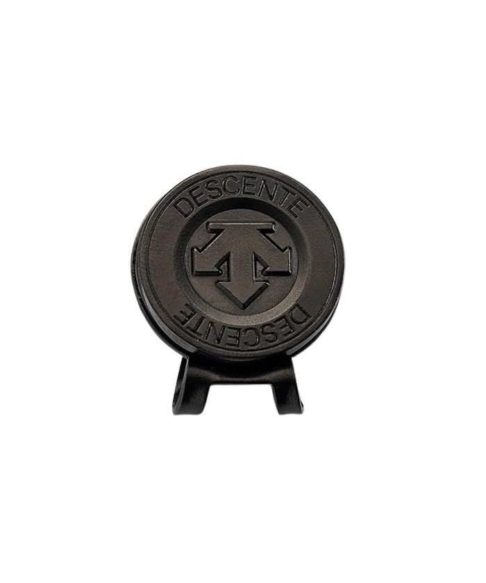 [デサントゴルフ] マーカー マーク 台座 クリップ ゴルフ DQBWJX51 メンズ BK00(ブラック) [BK00(ブラック)]