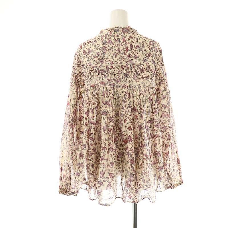 未使用 ISABEL MARANT  イザベルマラン 36 ブラック×ホワイト×ピンク シルクペイズリーギャザーブラウス 楽天市場】ISABEL MARANT イザベルマラン ブラウス SALIKA
