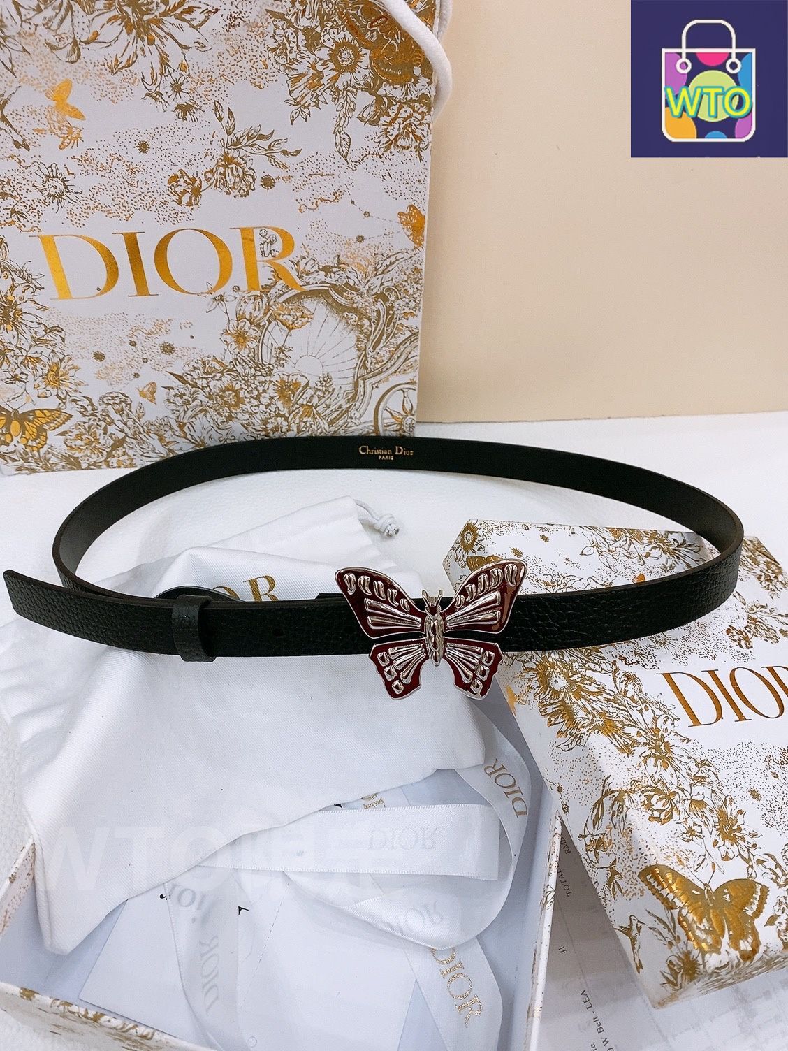 れっど　極美品　Christian Dior サドルベルト れっど様 専用 極美品 Christian Dior サドルベルト