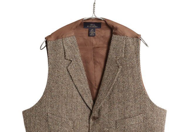 Brooks Brothers ヘリンボーン ウールベスト Brooks Brothers ヘリンボーン ウールベスト お得なクーポン配布中