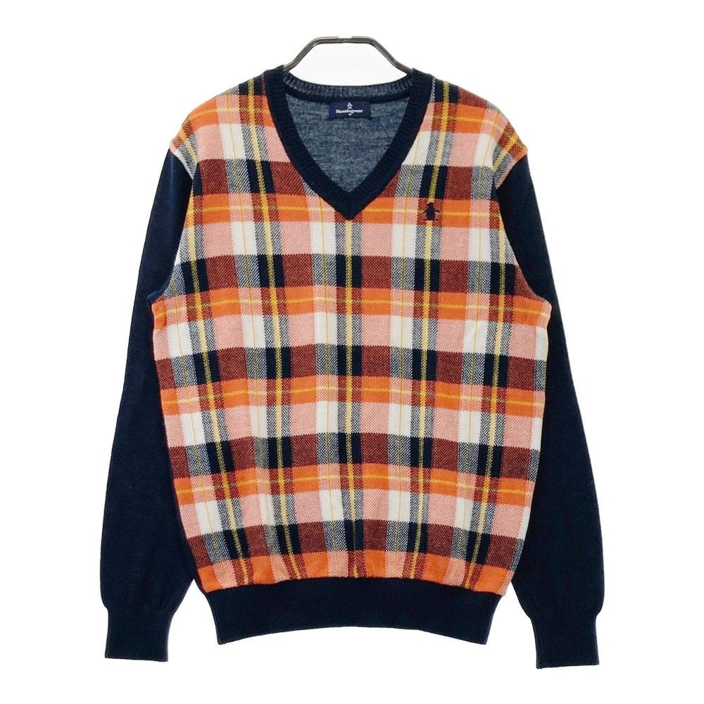 Munsingwear ロゴ刺繍 ウール セーター M ニット グランドスラム