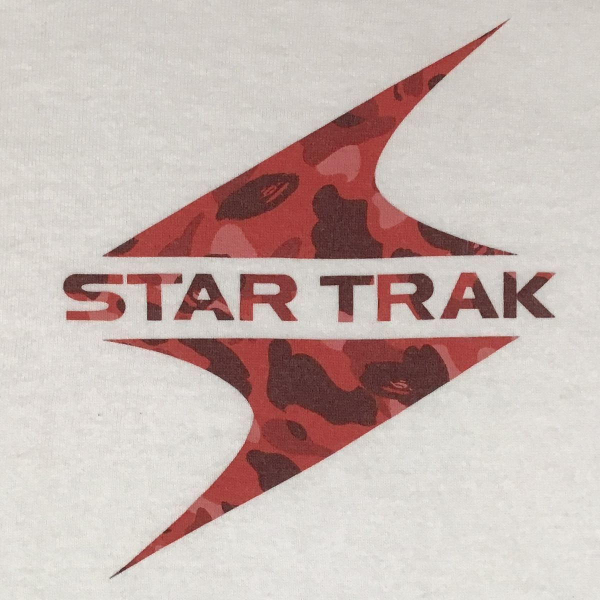 Star Trak Logo a bathing ape コラボ Tシャツsta