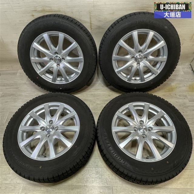 ソバ ① 195/60R17 ライズ外し ノーマルタイヤ 195/60R17 ライズ外し ノーマルタイヤ4本 バリ溝2024年製 手渡し可 新車