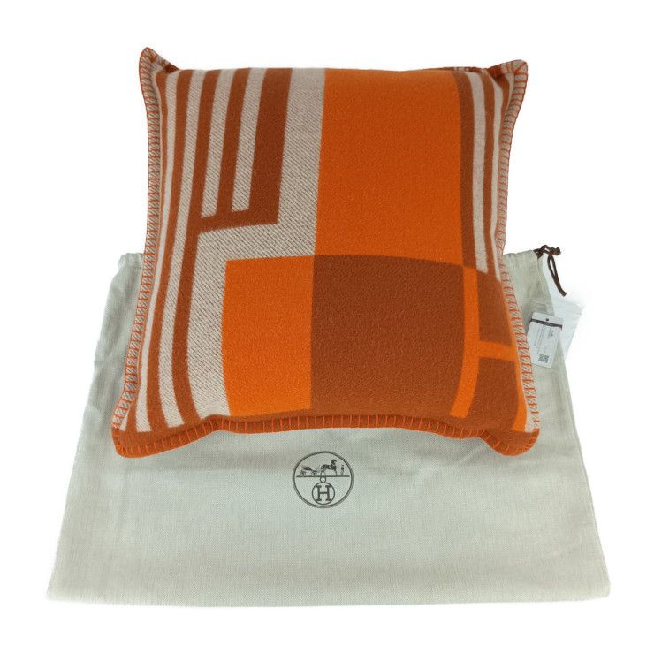 HERMES エルメス スクエア 四角 Hロゴ ボーダー ビック 特大 エルメス