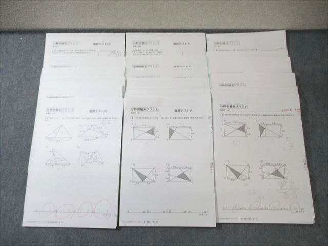【★2024受験】【未使用あり】SAPIX算数 図形特訓 分野別プリント サピックス 分野別補充プリント 算数 図形プリント 最新版