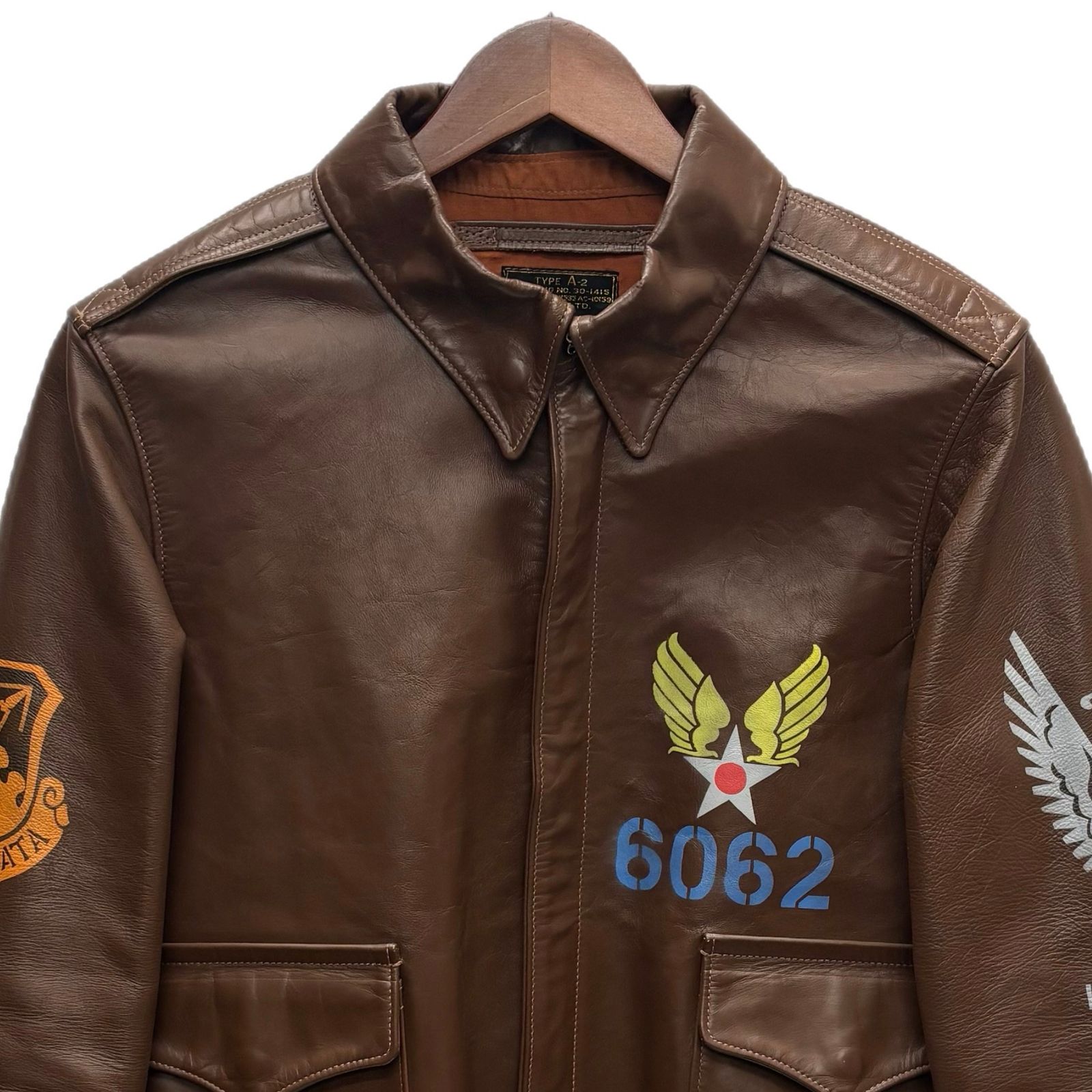 専用 アヴィレックスA-2 フライトジャケット馬革ブラウン 36サイズ