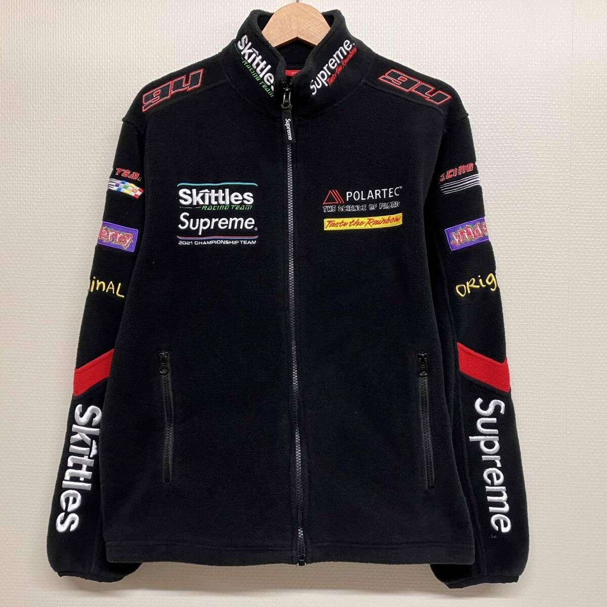 Supreme SKITTLES POLARTEC JACKET BLACK シュプリーム スキットルズ 