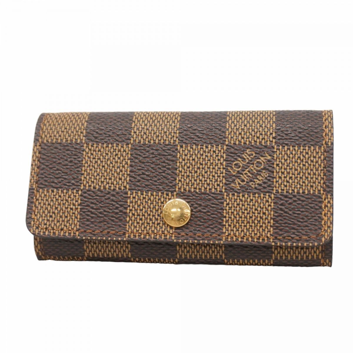 5mc3217 ルイヴィトン キーケース ダミエ ミュルティクレ4 N62631 エベヌ メンズ レディース ユニセックス