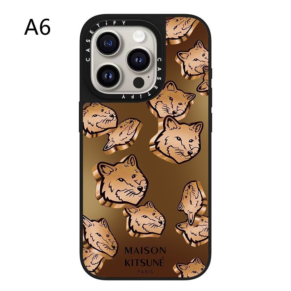 iPhone 15Pro用ケース　Maison Kitsuné MAISON KITSUNÉ - メゾンキツネ アイフォン15 プロ ケース - ALL