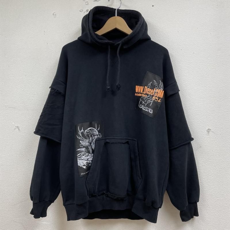 DIESEL ディーゼル パーカー 長袖 S-UBBER 長袖 パーカー プル