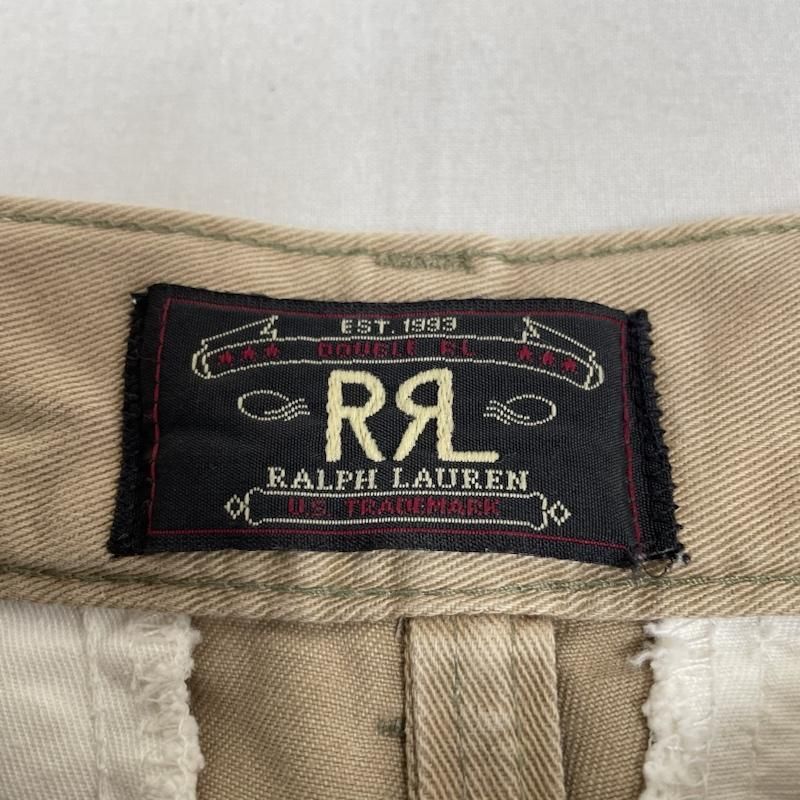 ★90sUSA製 三ツ星タグ　RRL ダブルアールエル　チェック　ショートパンツ 90's USA製 RRL 総柄ショートパンツ 三ツ星 旧タグ [ダブル