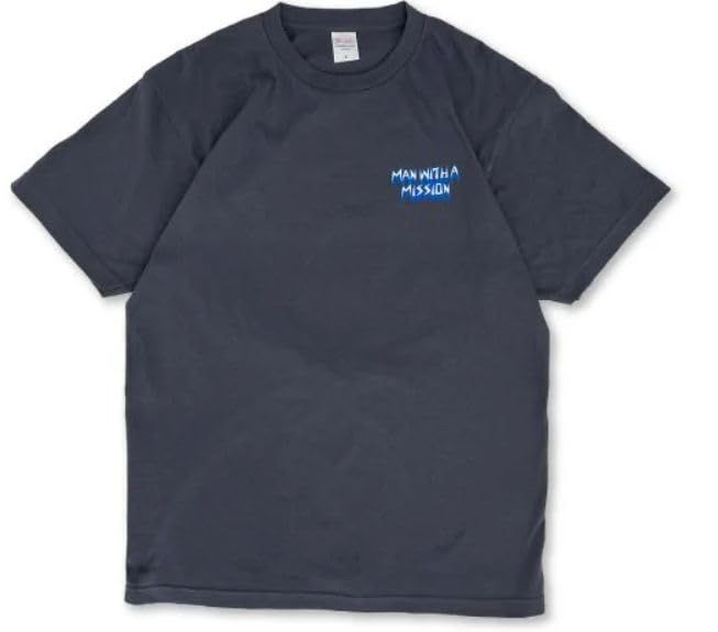 MAN WITH A MISSION マンウィズアミッション ウォール Tシャツ デニム L L