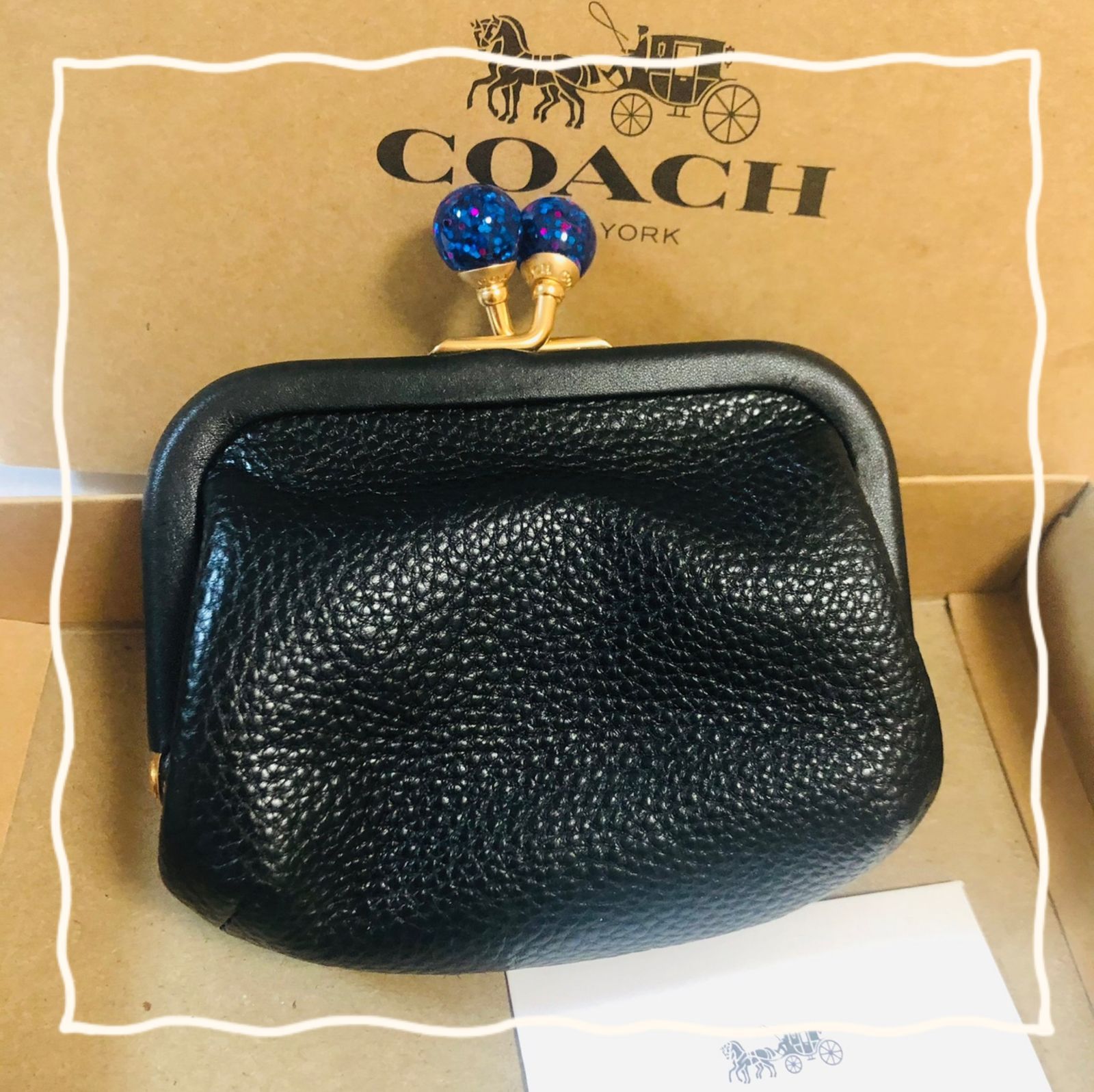 COACH コーチ ノラキスロック コインケース がま口 財布 小物入れ