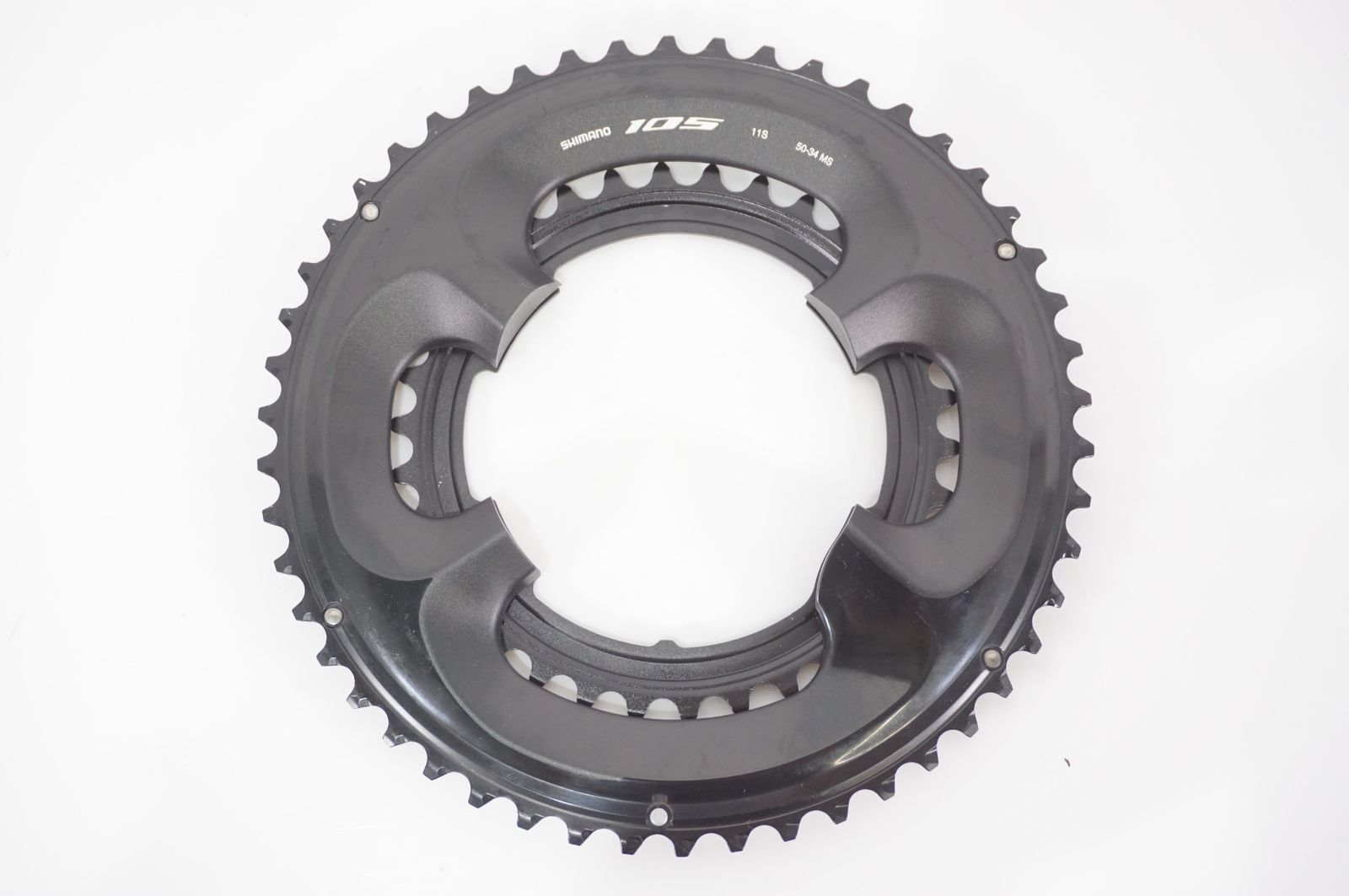 【新品未使用】Shimano 105 チェーンリング 50T 34T Shimano 105 FC-R7100 12 Speed 50T NK Chainring for 50-34T