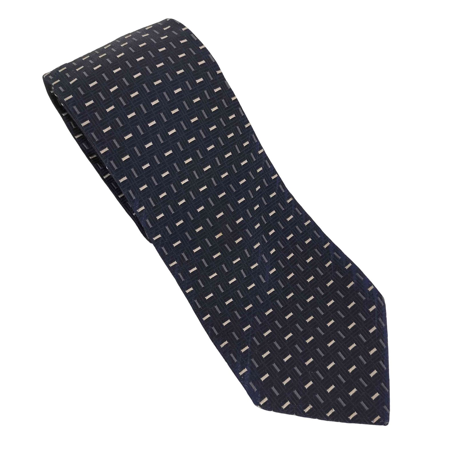 2866 【極美品】 イヴ・サンローランプールオム ネクタイ 総柄 イブサンローランプールオム Yves Saint Laurent Pour Homme 総