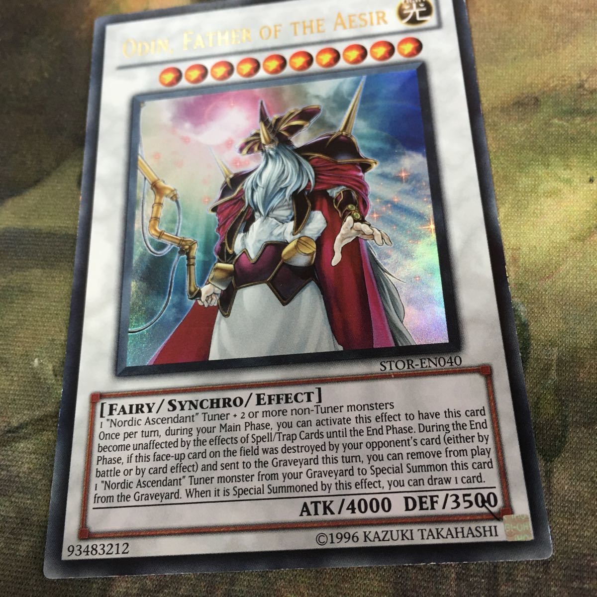 kw13 19 極神聖帝オーディン 英語版 ウルトラレア STOR-EN040 遊戯王