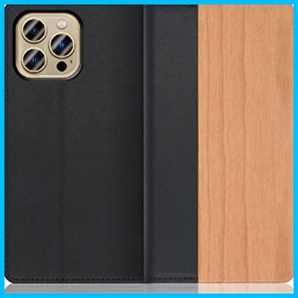 LOOF Nature Xperia II SO-51A SOG01 ケース 手帳型 カバー 本革 天然木 ベルト無し ウッド 木製 木 カード収納 カードポケット 本革 高級 スタンド機能 手帳型ケース 色: 胡桃(片面ウッド×本革仕様) LOOF Nature Xperia IV ケース 手帳型 カバー 本革 天然木 ベルト無し ウッド 木製 木 カード収納 カードポケッ
