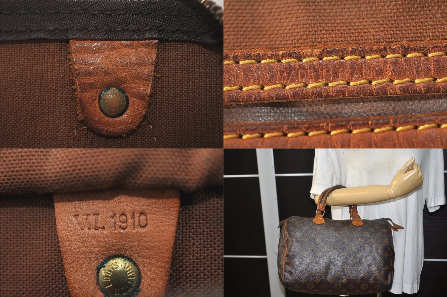 LOUIS VUITTON ルイヴィトン モノグラム スピーディ 30 ハンド