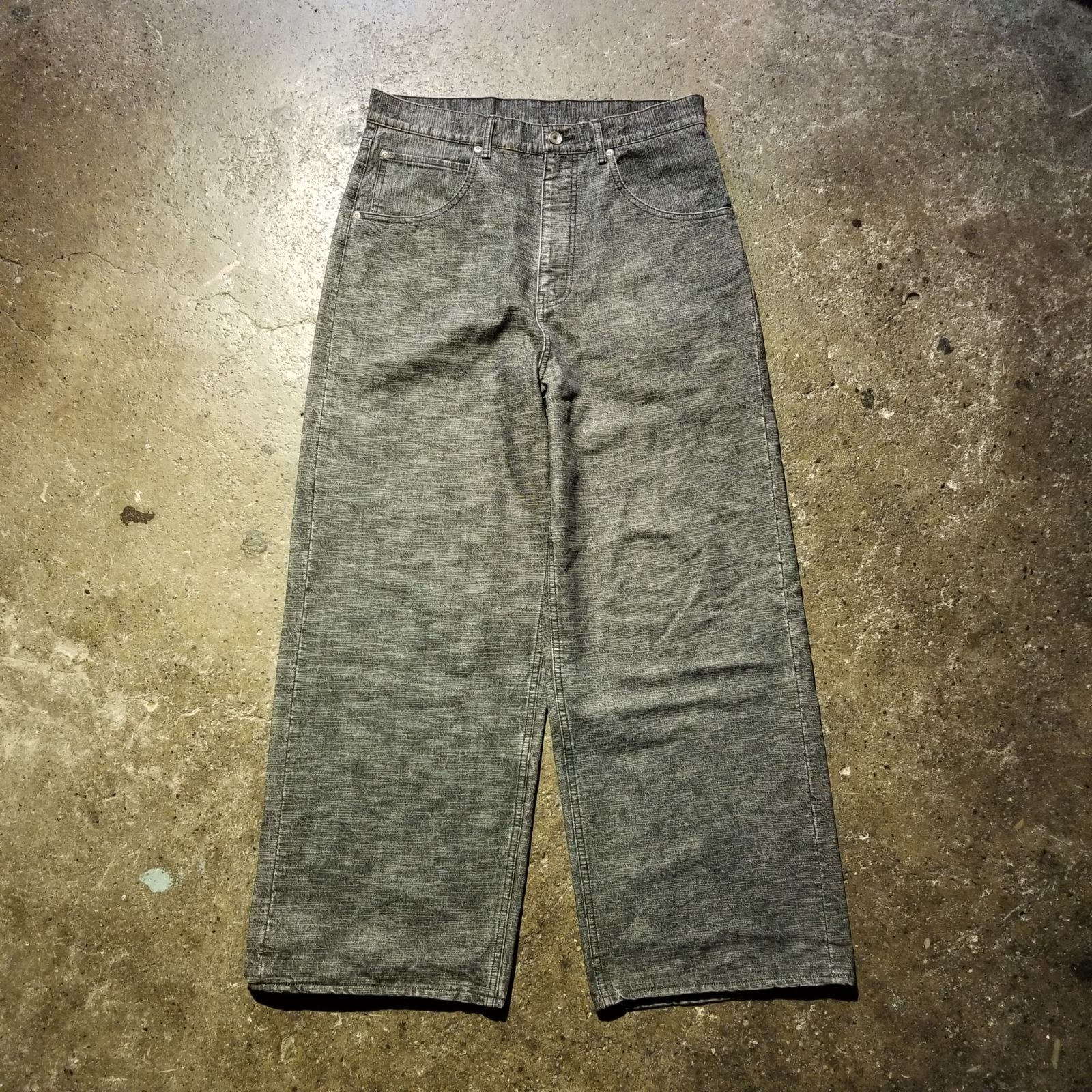 FUTURE ARCHIVE 24ss BUGGY SLAB DENIM PANTS L BEAMS フューチャー 